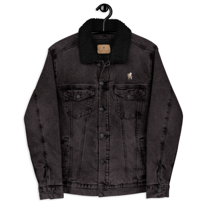 Men's western denim desert Sherpa jacket