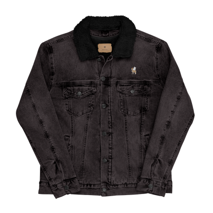 Men's western denim desert Sherpa jacket