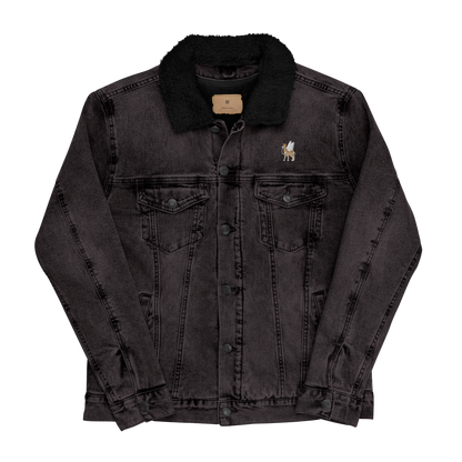 men's Western denim King Sherpa jacket