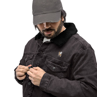 Men's  king denim sherpa jacket