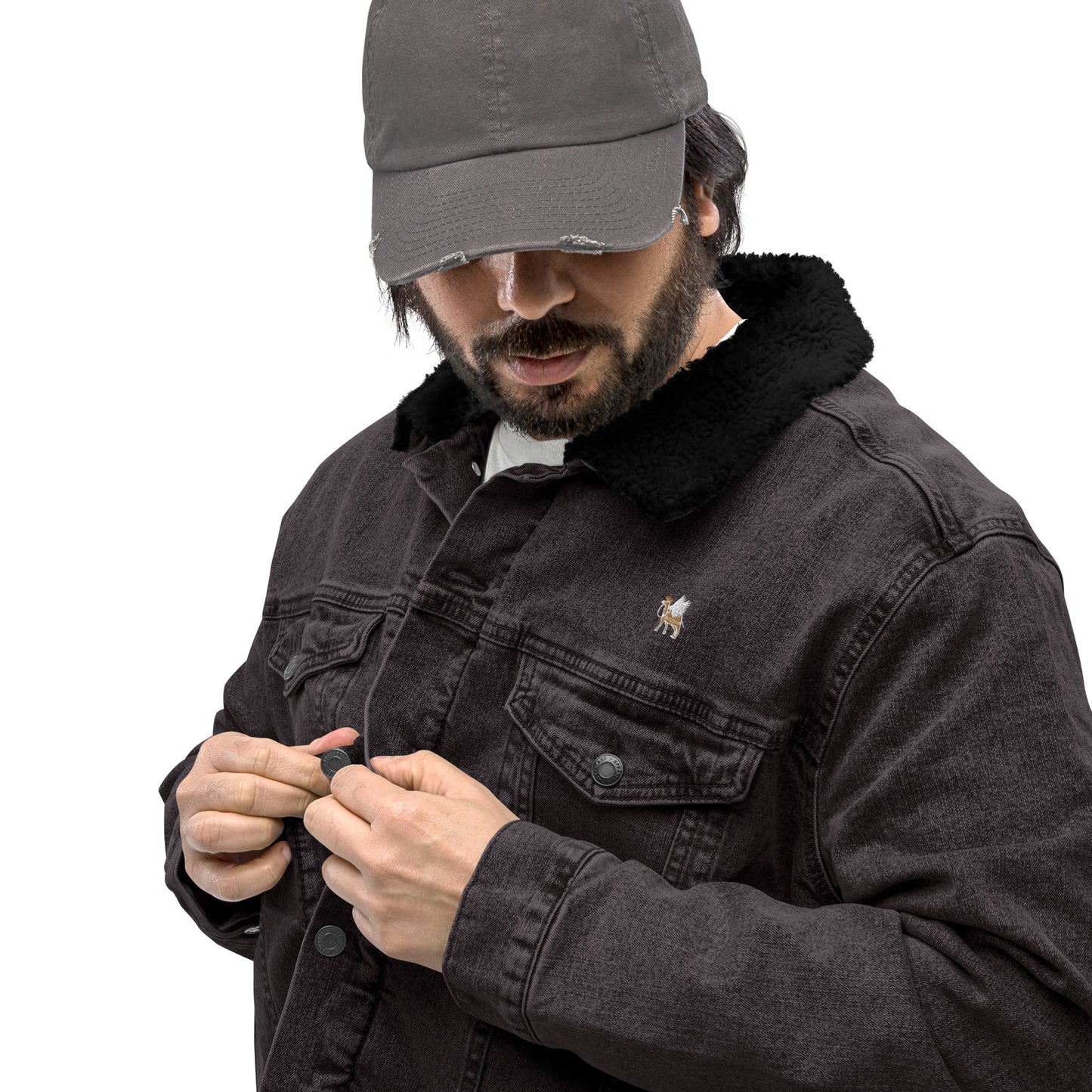 Men's Arizona denim sherpa jacket