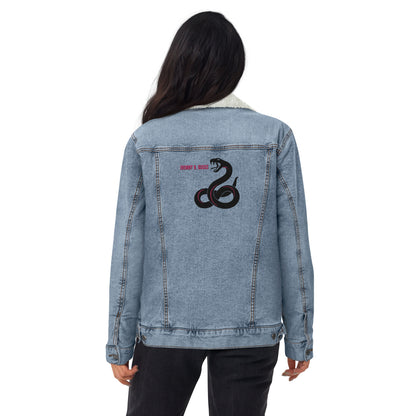 JBG Snake Women's denim sherpa jacket