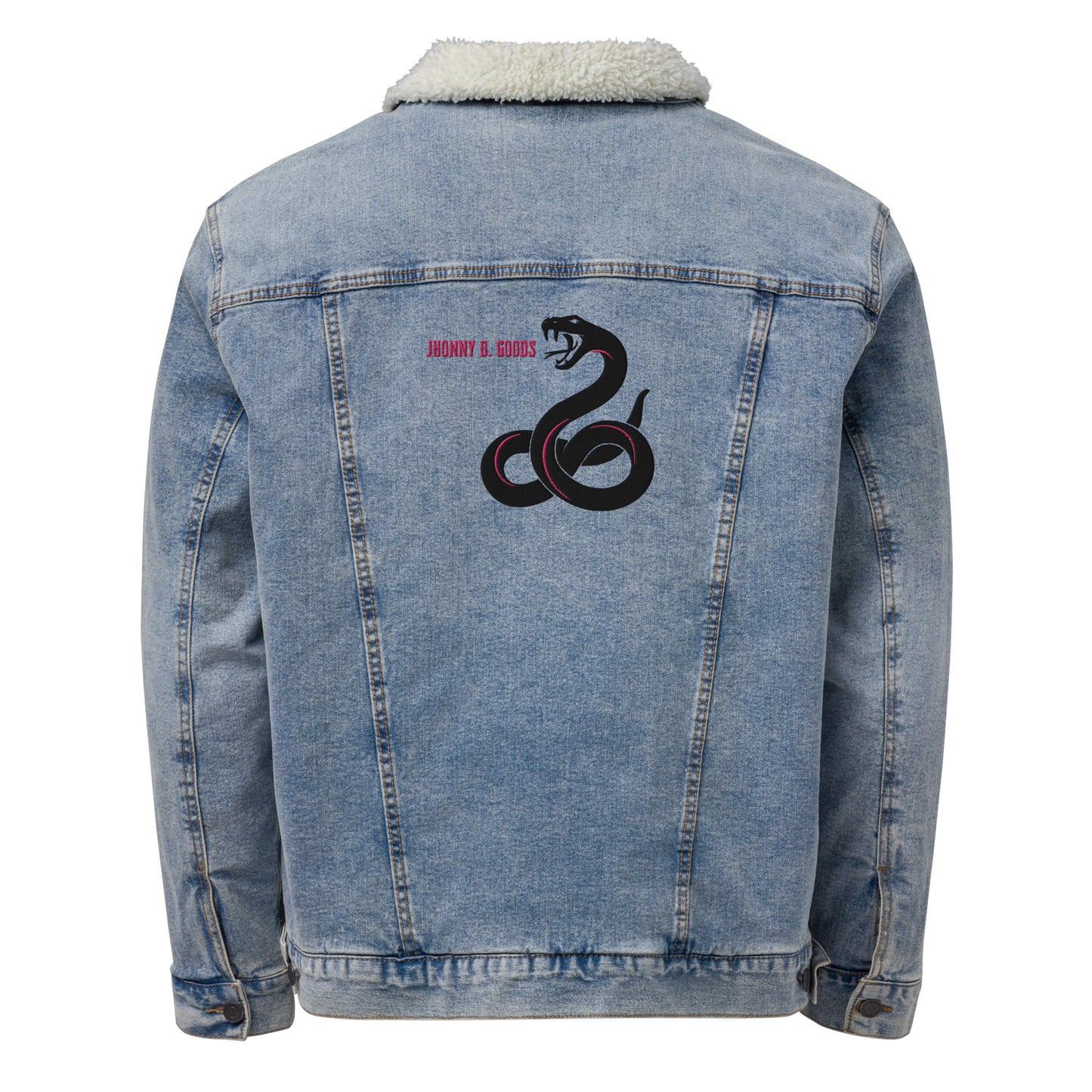 JBG Snake Women's denim sherpa jacket