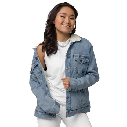 JBG Snake Women's denim sherpa jacket