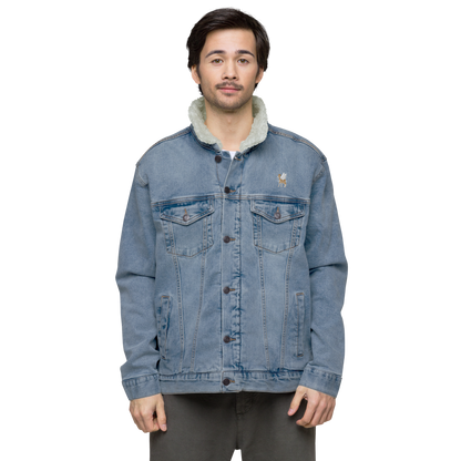 men's Western denim King Sherpa jacket