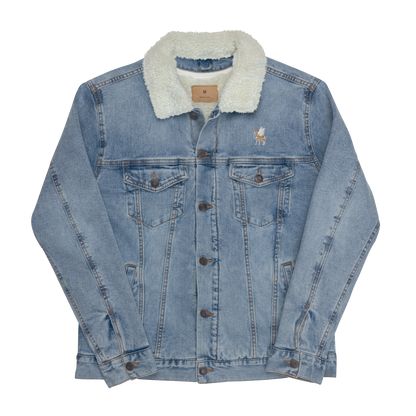 men's Western denim King Sherpa jacket