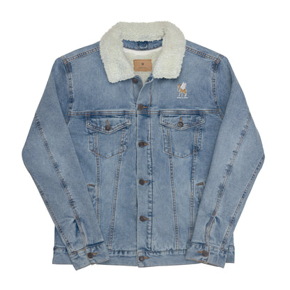 Be A Legend Women's denim sherpa jacket