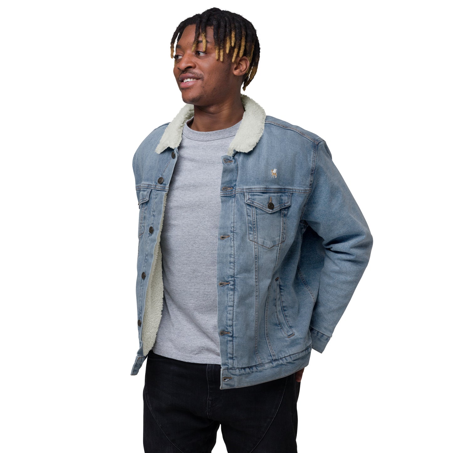 Men's Arizona denim sherpa jacket