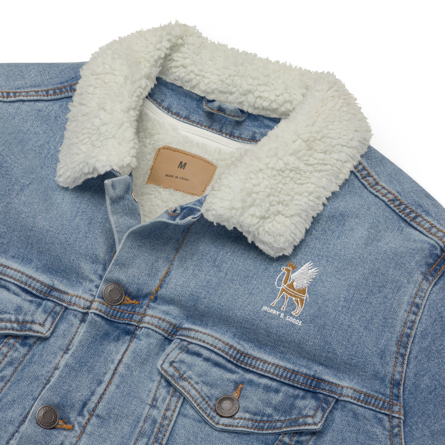 Be A Legend Women's denim sherpa jacket