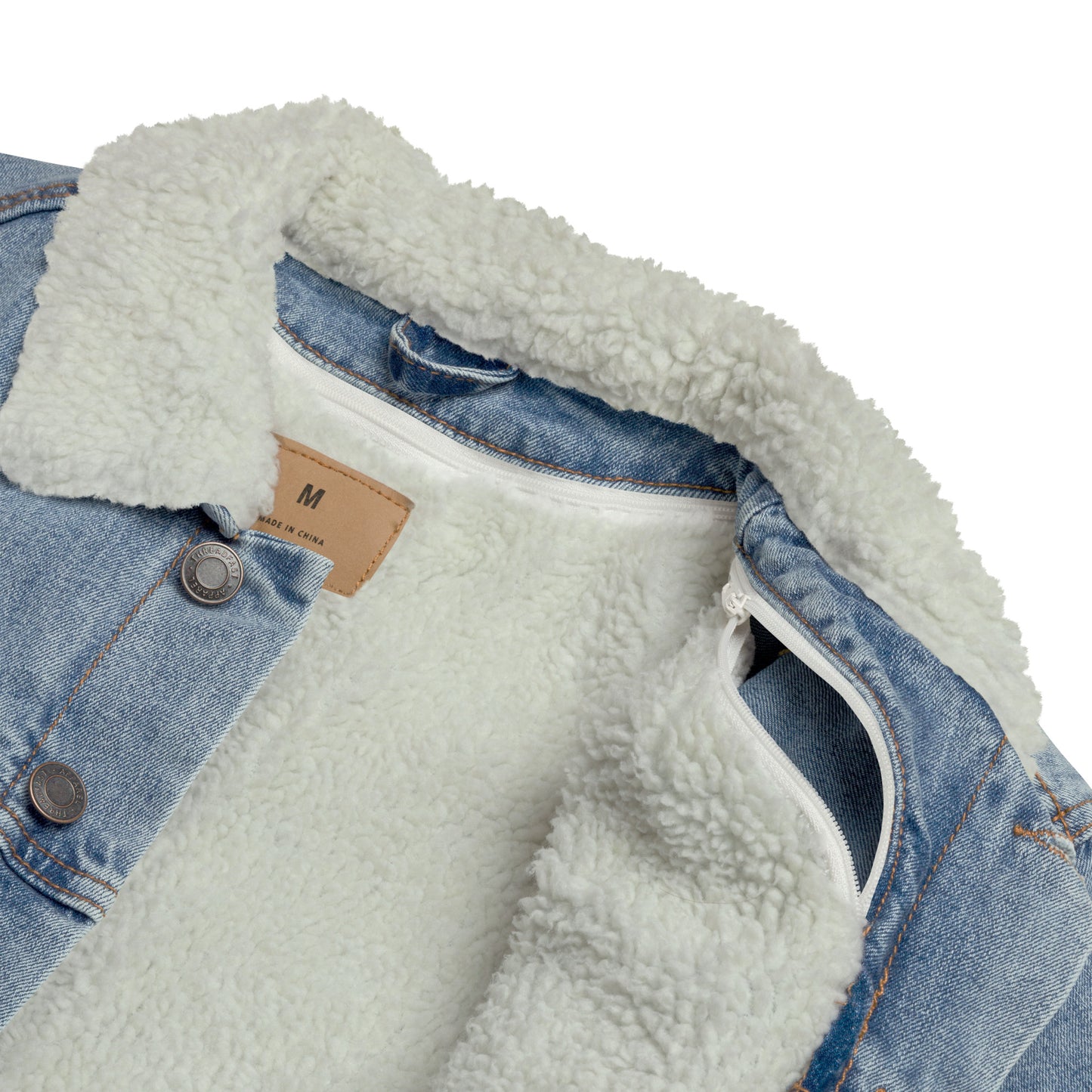 Desert Sky Women's denim sherpa jacket