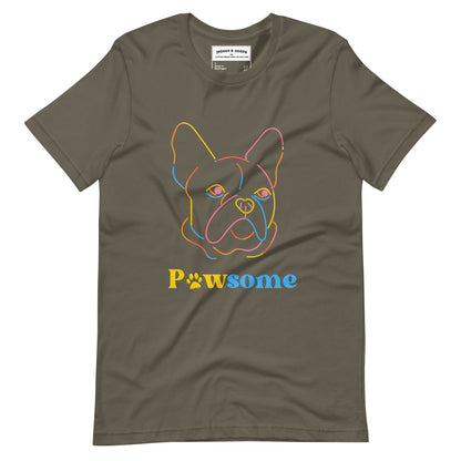 Pawsome men Dogs t-shirt