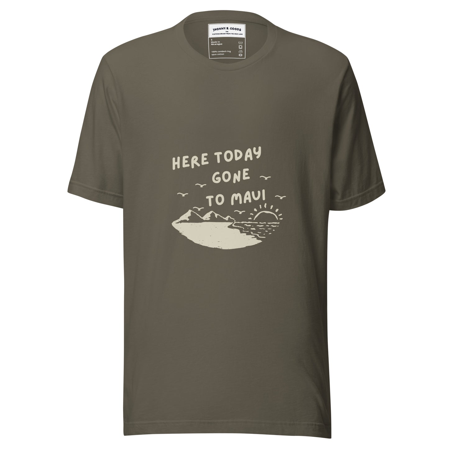 Here Today gone To Maui women's t-shirt