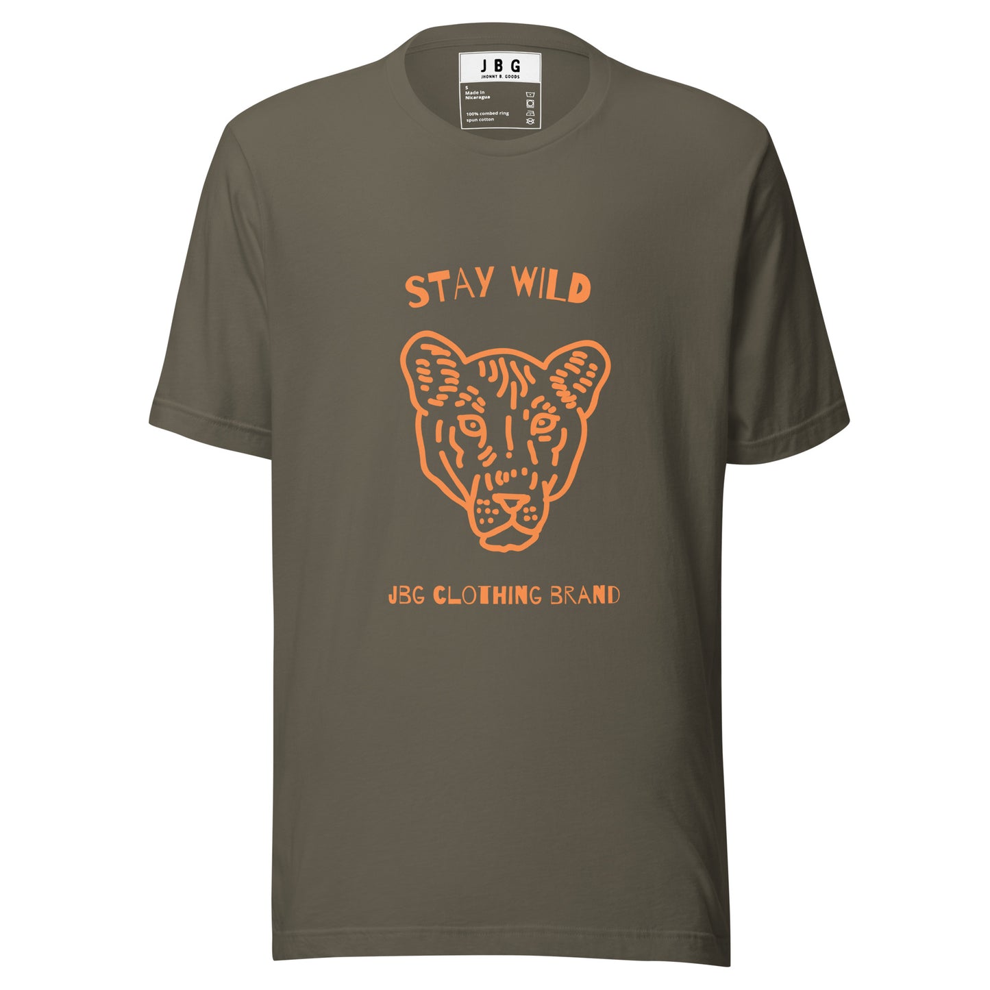 Stay Wild Tiger Unisex t-shirt