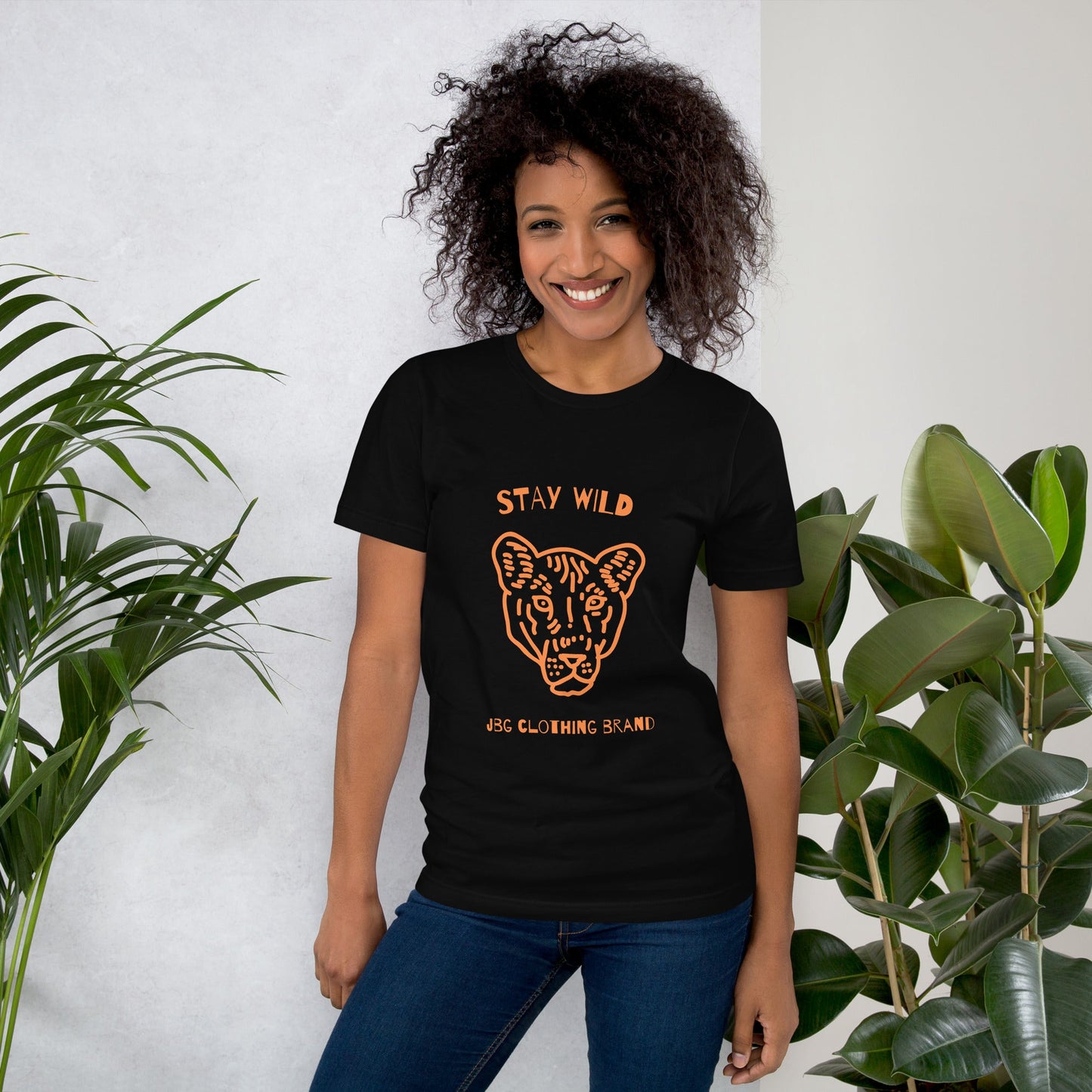 Stay Wild Tiger women t-shirt