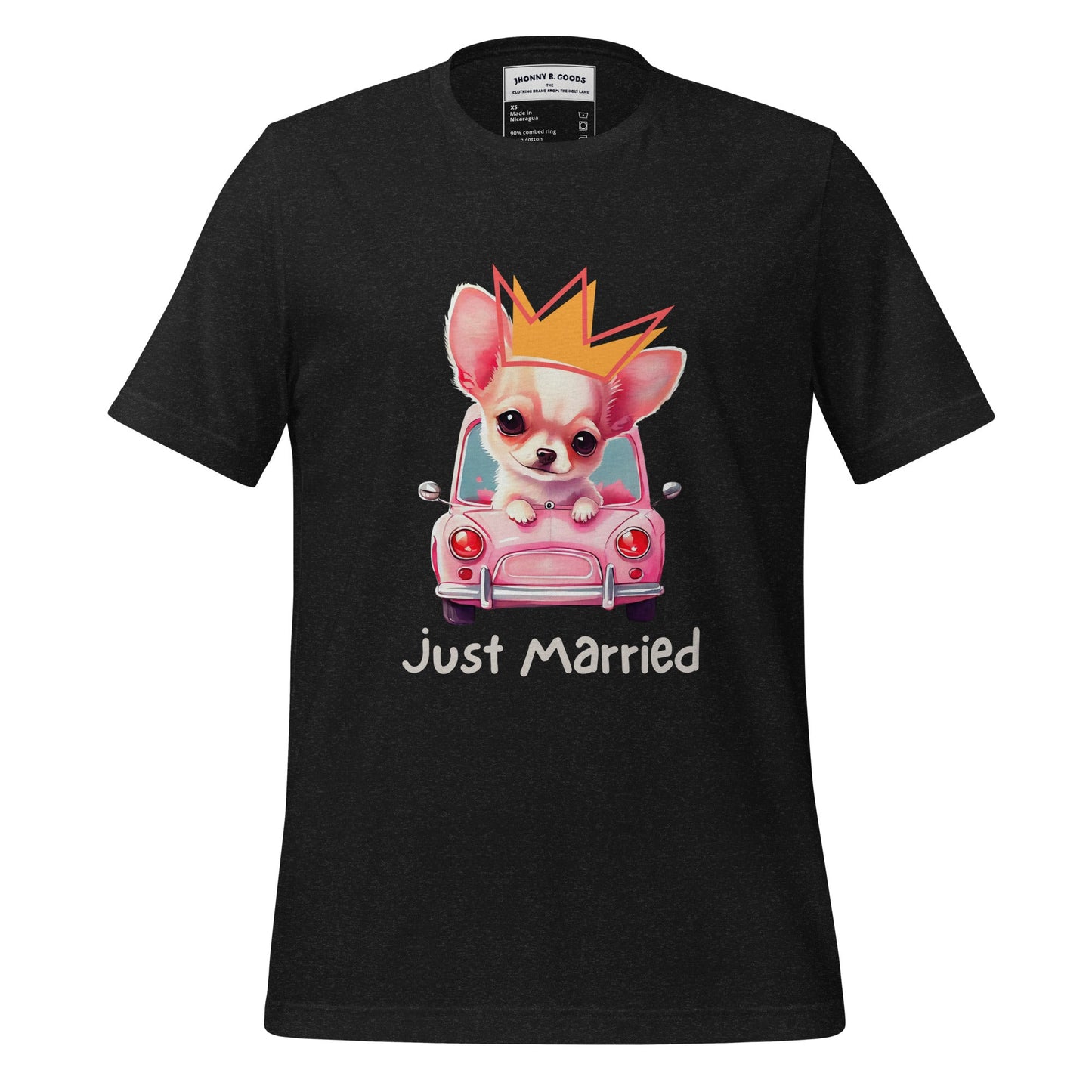 Just Married dogs women's t-shirt