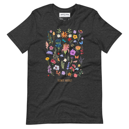 Flowers Market women's t-shirt