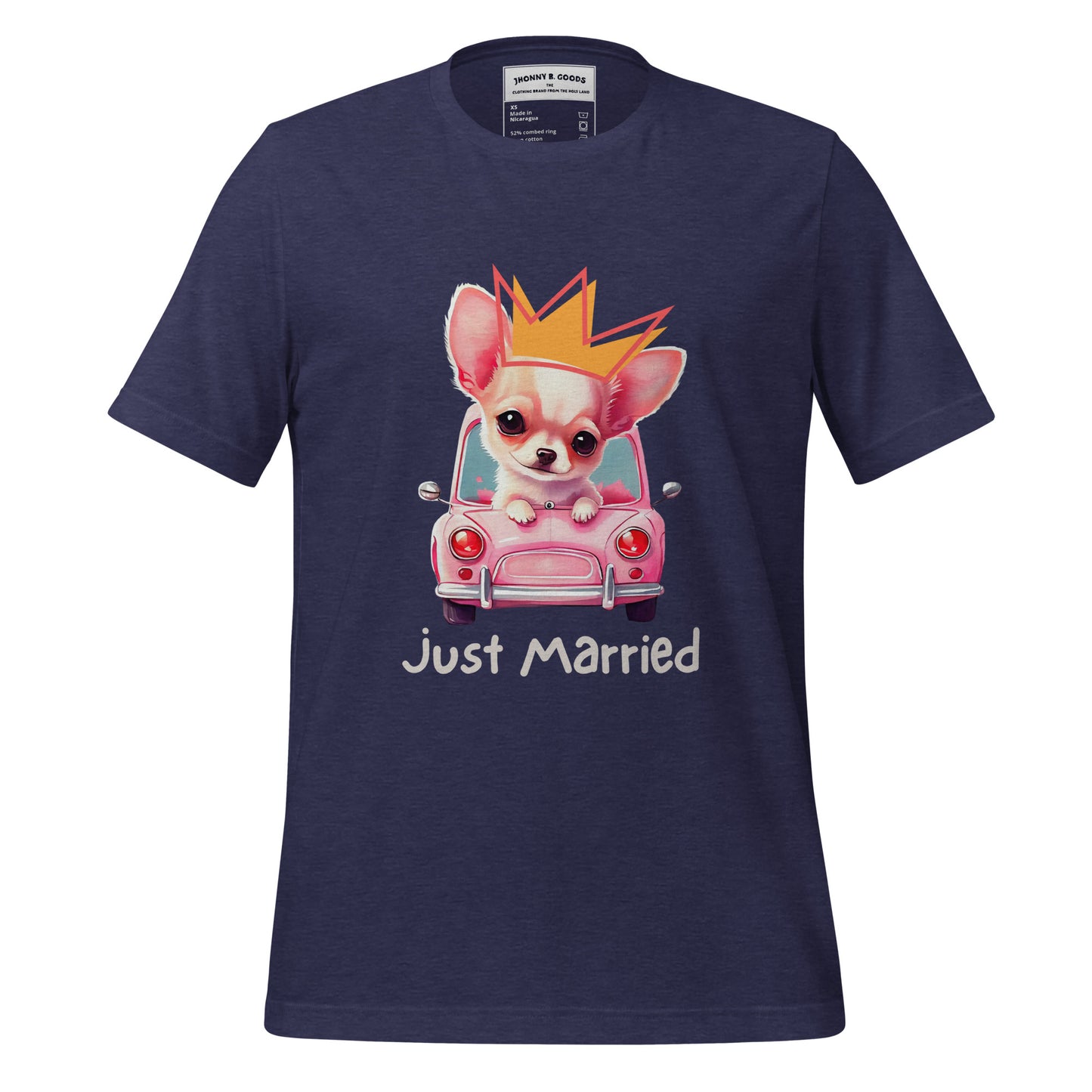 Just Married dogs men t-shirt