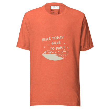 Here Today gone To Maui mens t-shirt