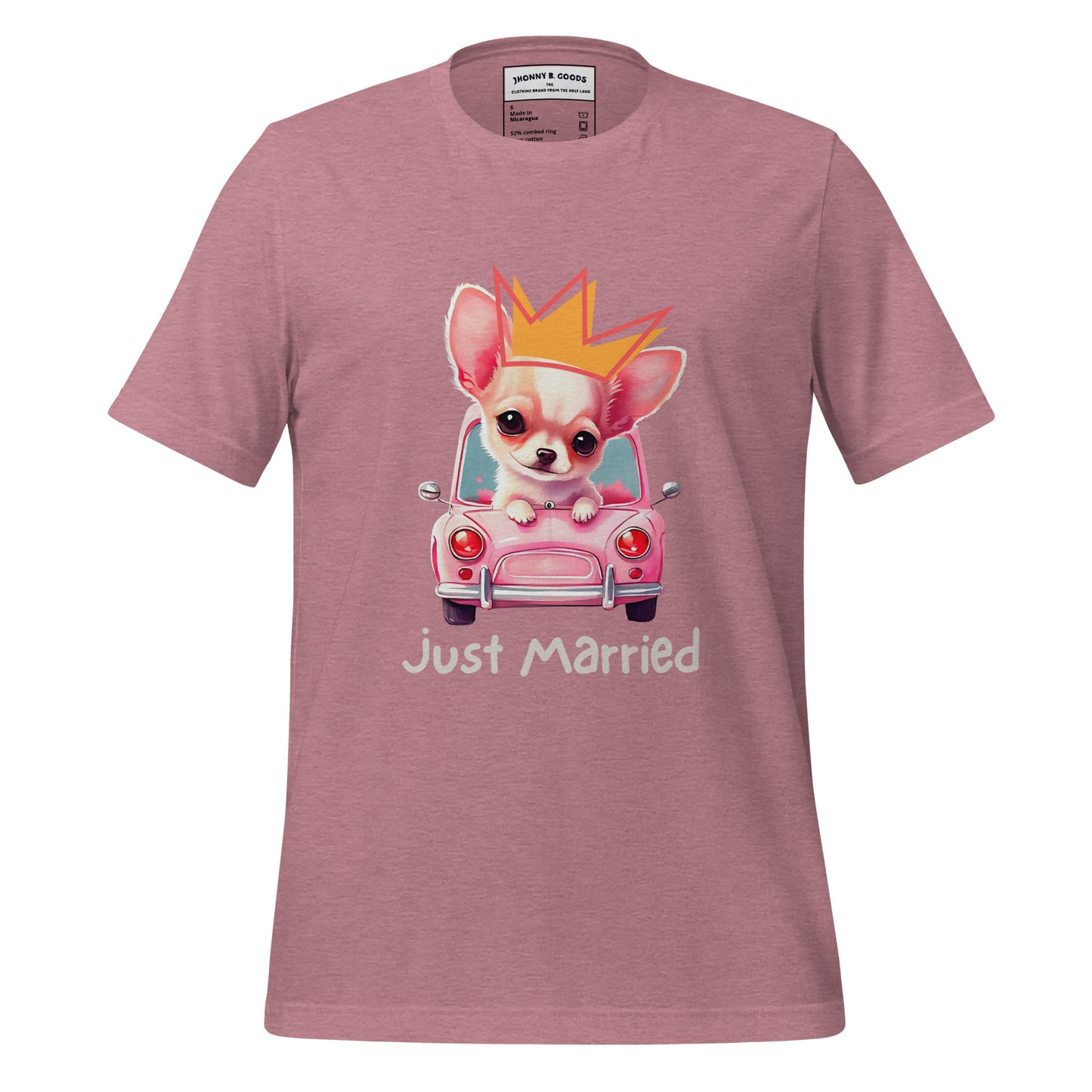 Just Married dogs men t-shirt