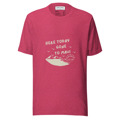 Here Today gone To Maui women's t-shirt