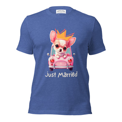 Just Married dogs men t-shirt