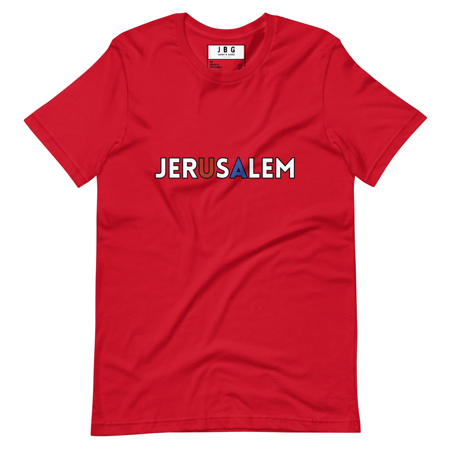 JerUSAlem womens  t-shirt