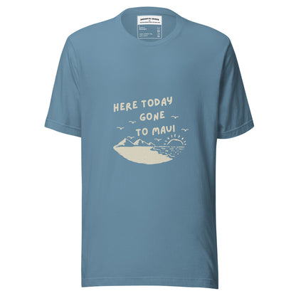 Here Today gone To Maui women's t-shirt