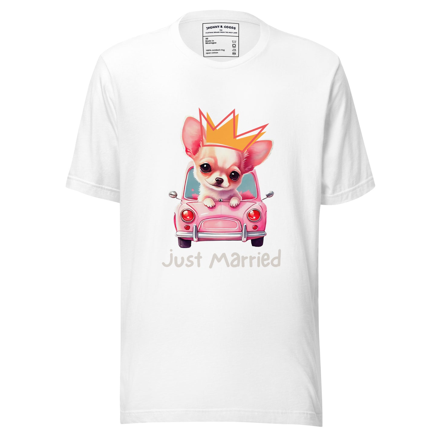 Just Married dogs men t-shirt