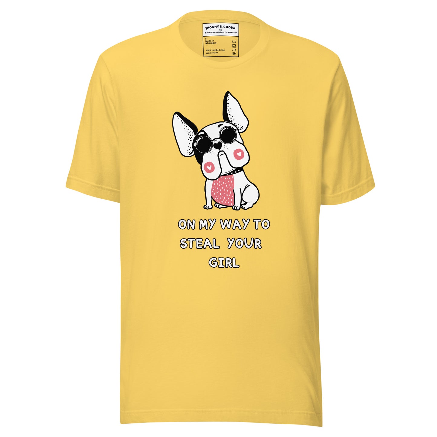 on my way to steal your girl dogs Unisex t-shirt