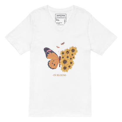 In Bloom women's Short Sleeve V-Neck T-Shirt