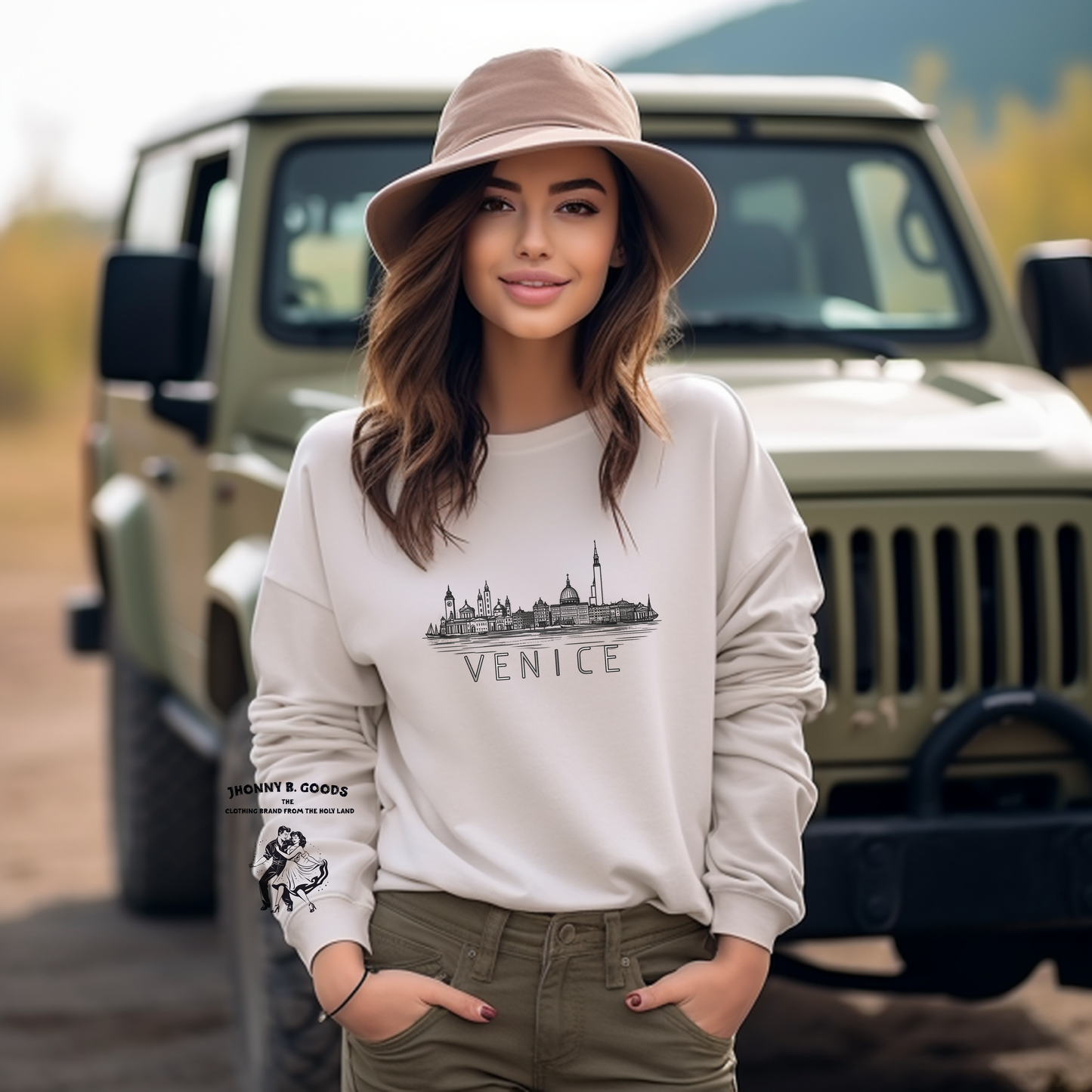 Venice skyline Unisex Sweatshirt