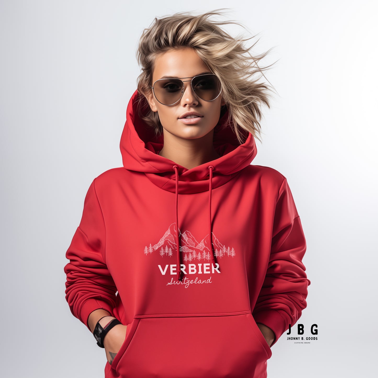 Verbier Switzerland women Hoodie