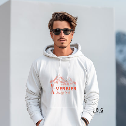 Verbier Switzerland apres ski men Hoodie