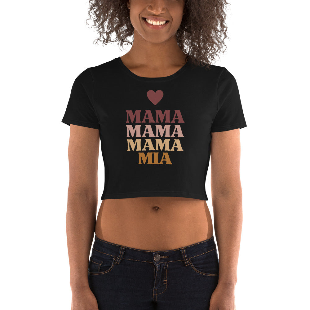 Mama Mama Mama Mia Women’s Crop Tee