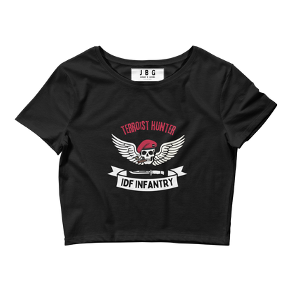 IDF Terrorist Hunters Women’s Crop Tee