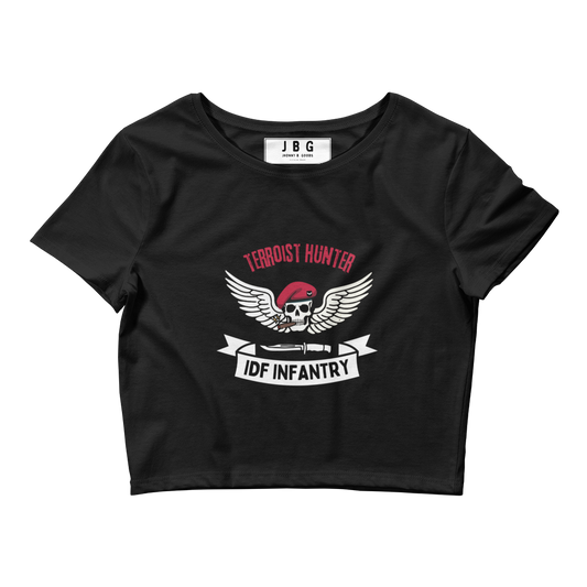 IDF Terrorist Hunters Women’s Crop Tee