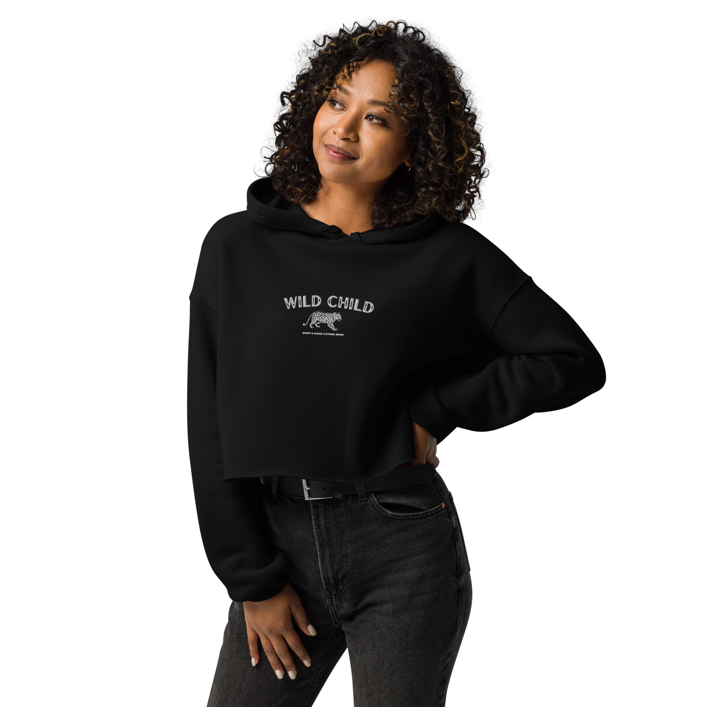 Wild Child Crop Hoodie