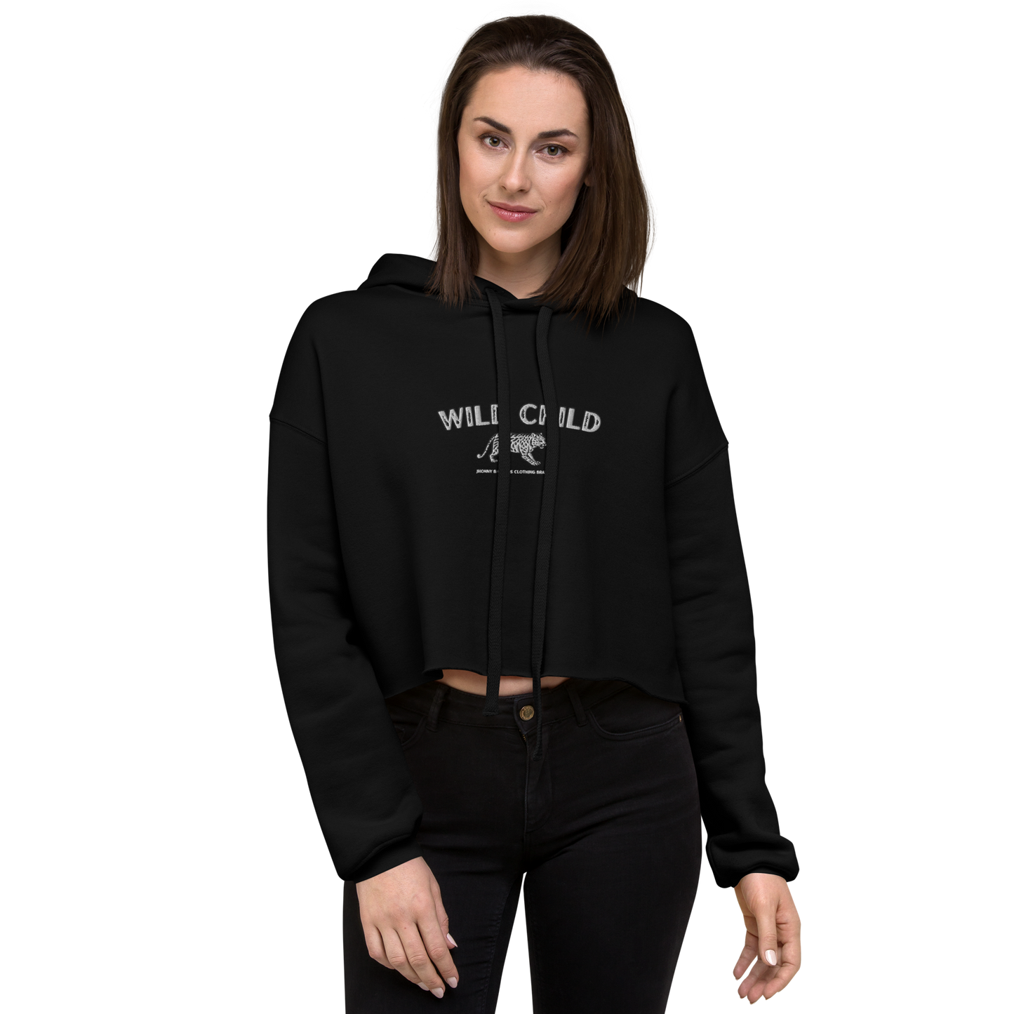 Wild Child Crop Hoodie