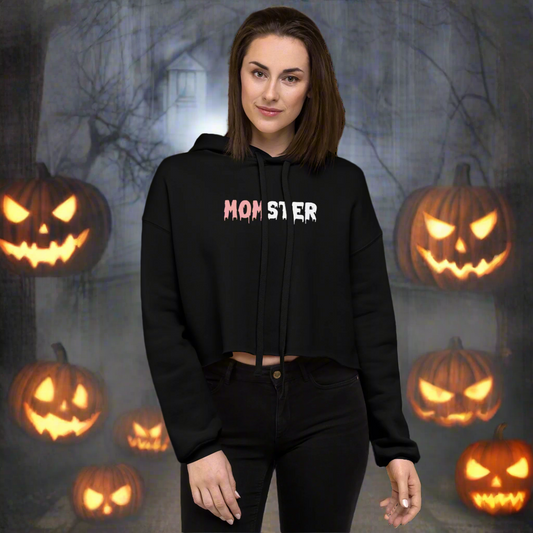 Momster Women's Crop Hoodie