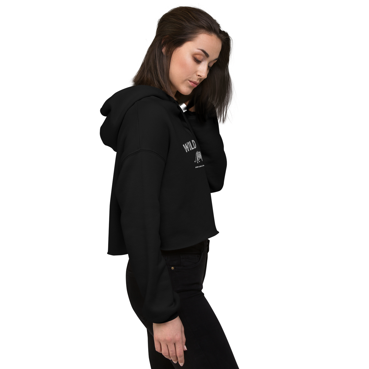 Wild Child Crop Hoodie