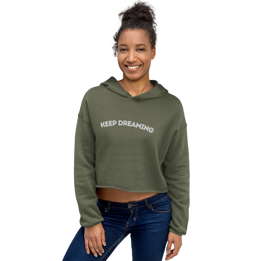 Keep Dreaming Crop Hoodie