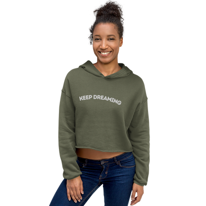 Keep Dreaming Crop Hoodie