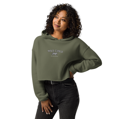 Wild Child Crop Hoodie