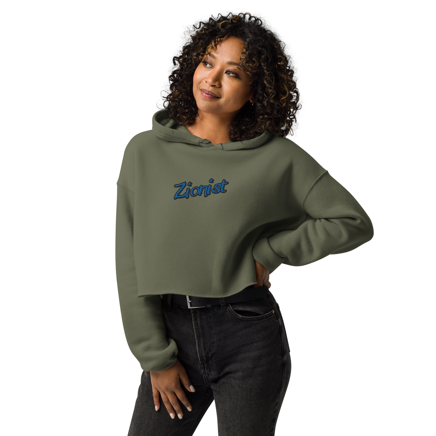 Zionist Crop Hoodie