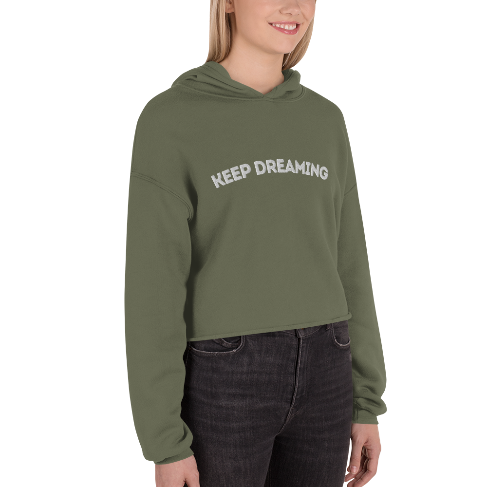 Keep Dreaming Crop Hoodie