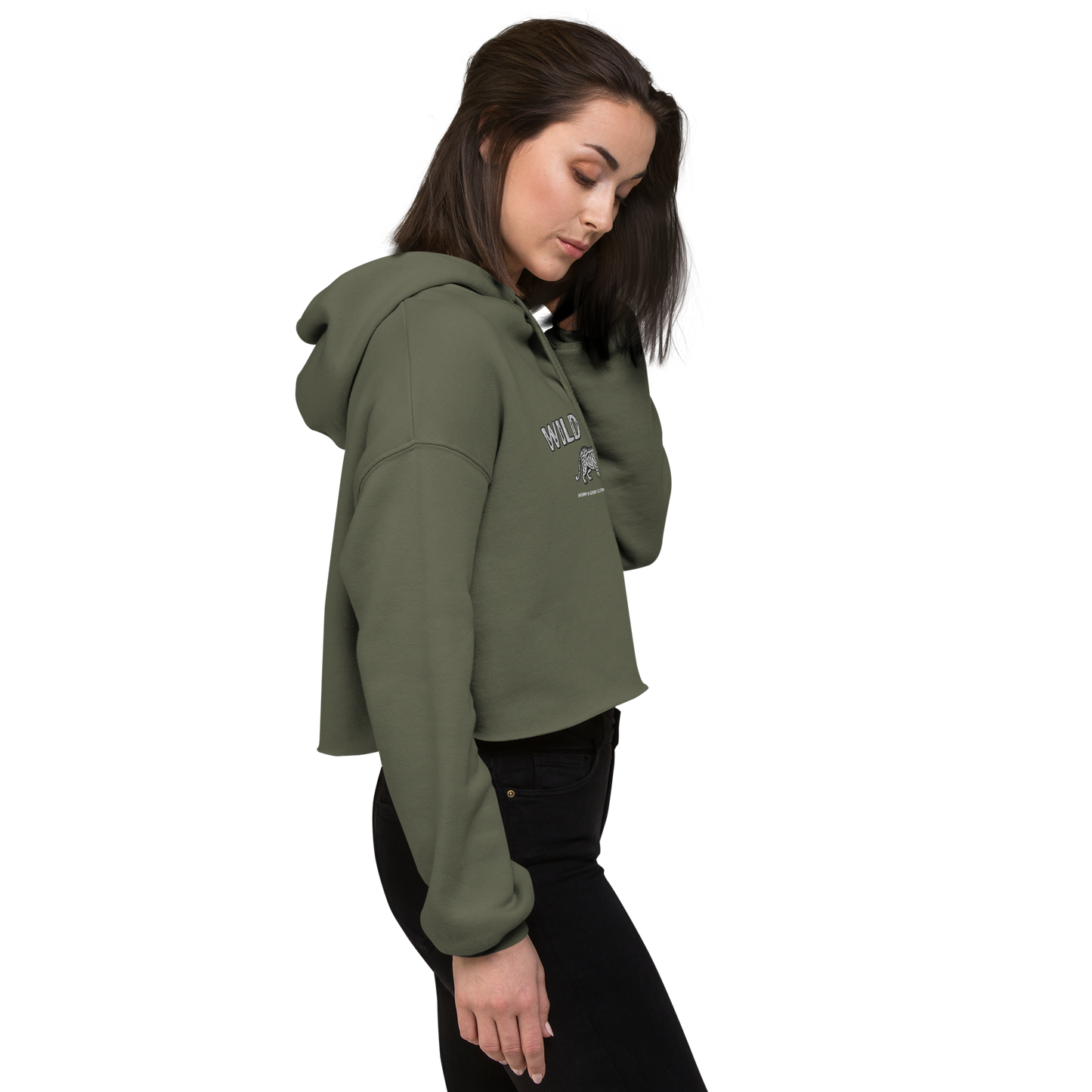 Wild Child Crop Hoodie