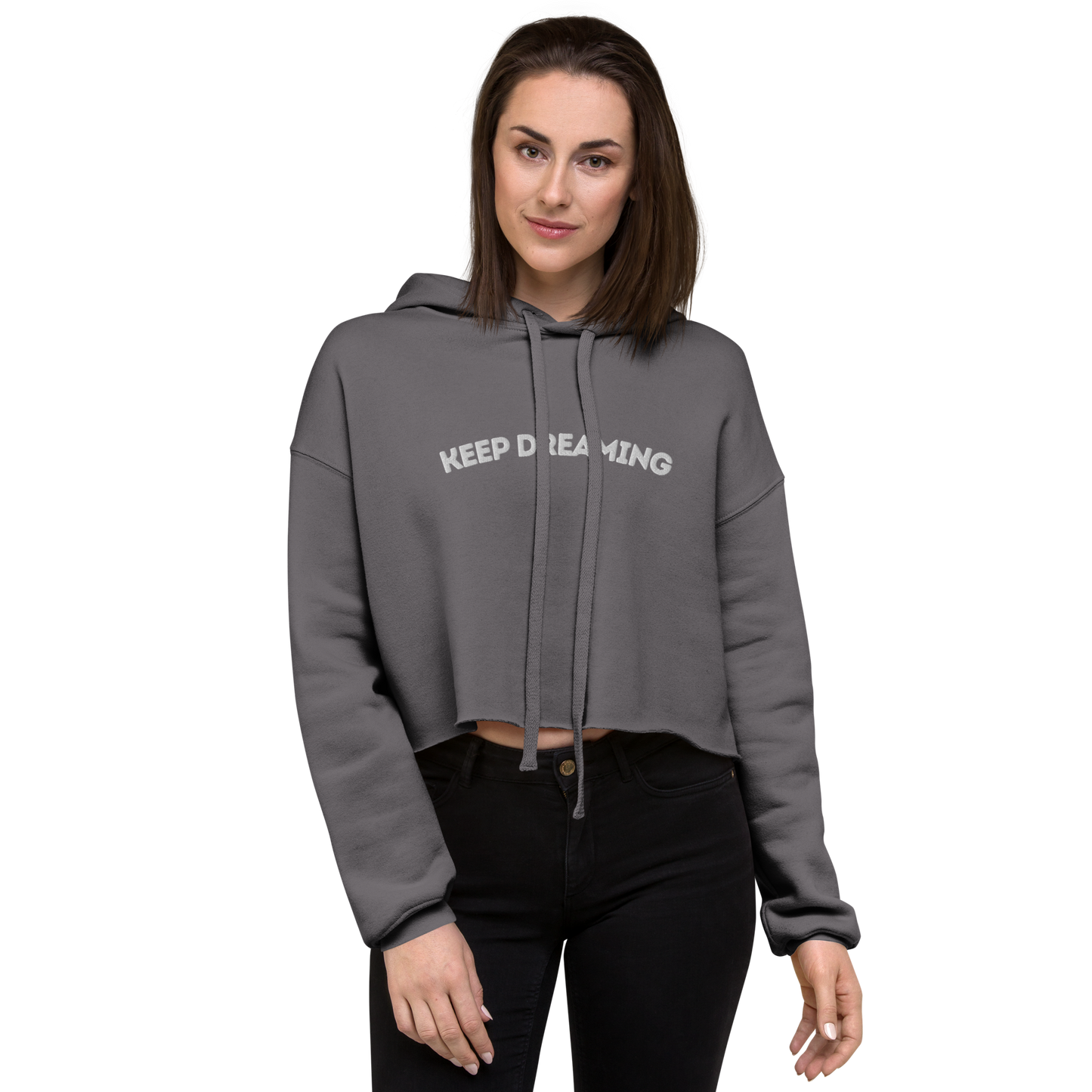 Keep Dreaming Crop Hoodie