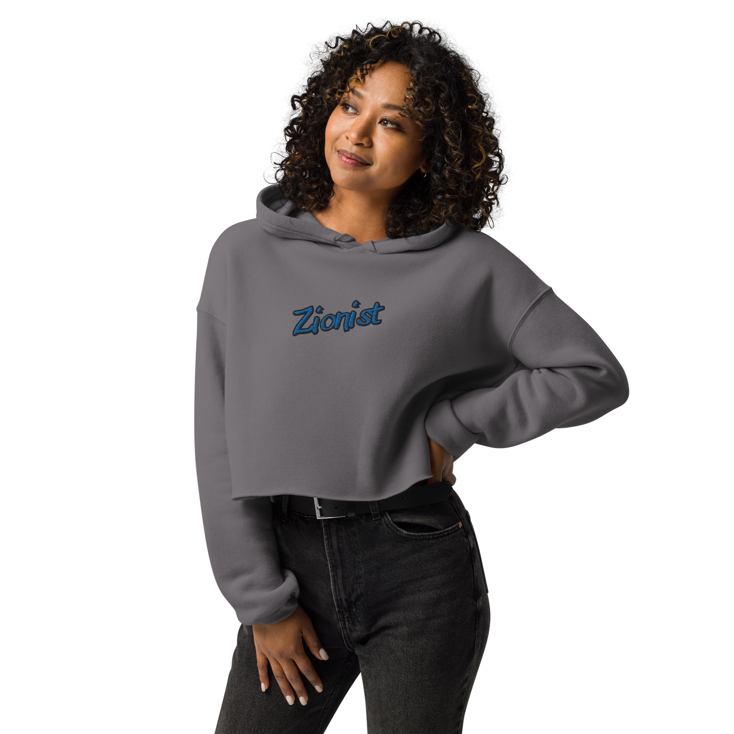 Zionist Crop Hoodie