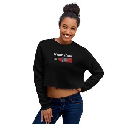 Sweet Campari Crop Sweatshirt