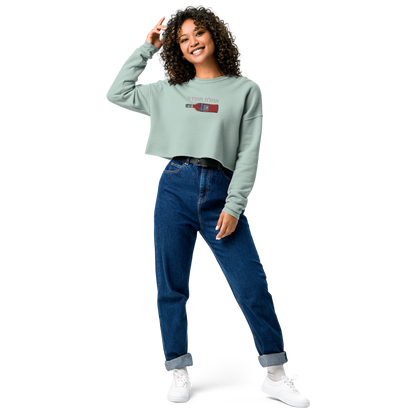 Sweet Campari Crop Sweatshirt